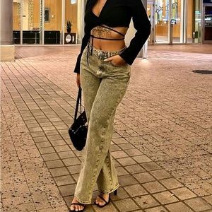 Pretty little Thing wide leg jeans